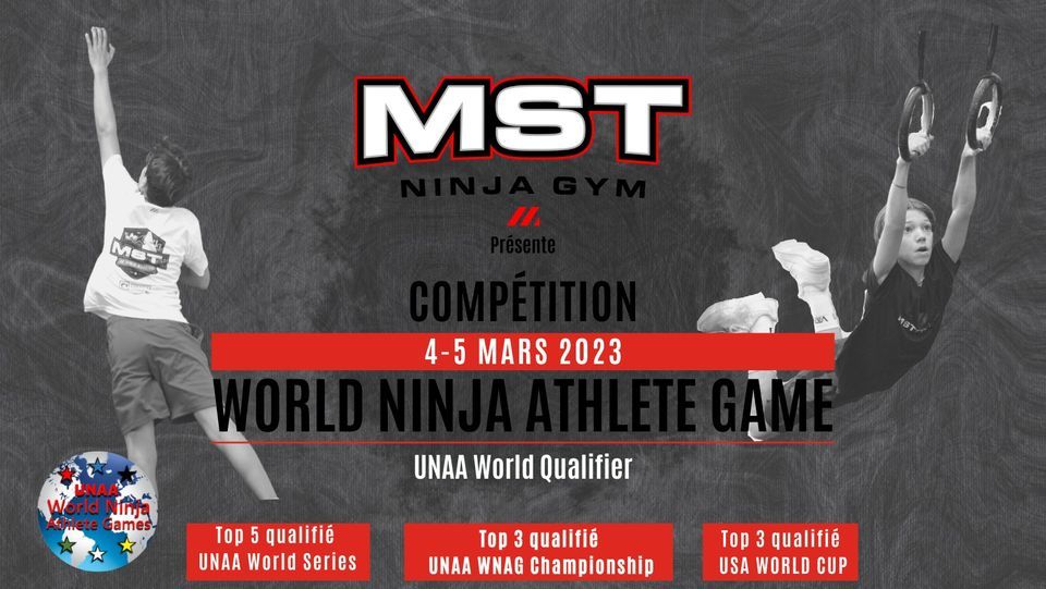 World Ninja Athlete Games UNAA MST Fitness 45 mars 2023 Centre MST