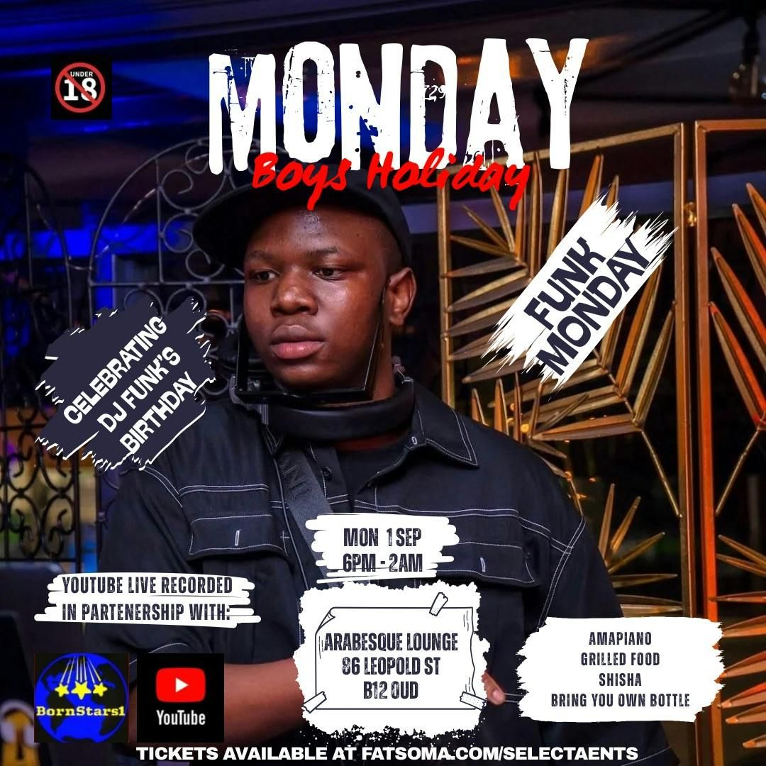 MONDAY BOYS HOLIDAY FUNK MONDAY