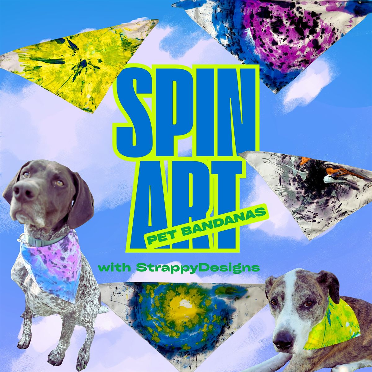 Spin Art: Pet Bandanas at The Empourium Brewing Co.