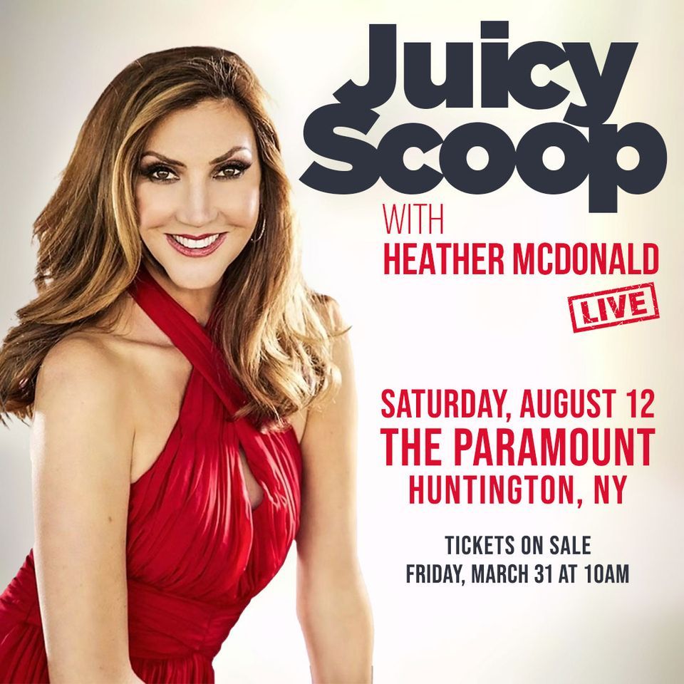 Juicy Scoop Experience With Heather McDonald (*AGES 16+)