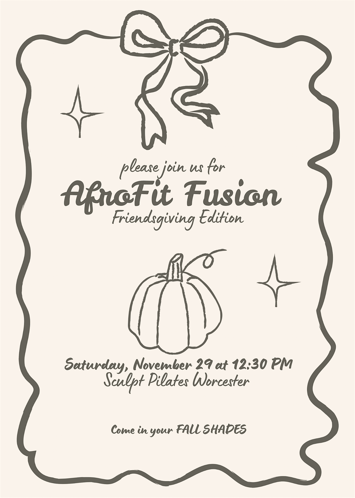 AfroFit Fusion: Friendsgiving Edition