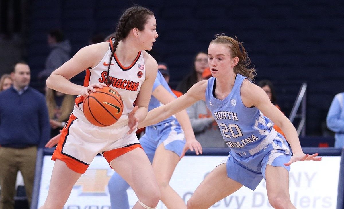 Syracuse Orange at North Carolina Tar Heels Womens Basketball