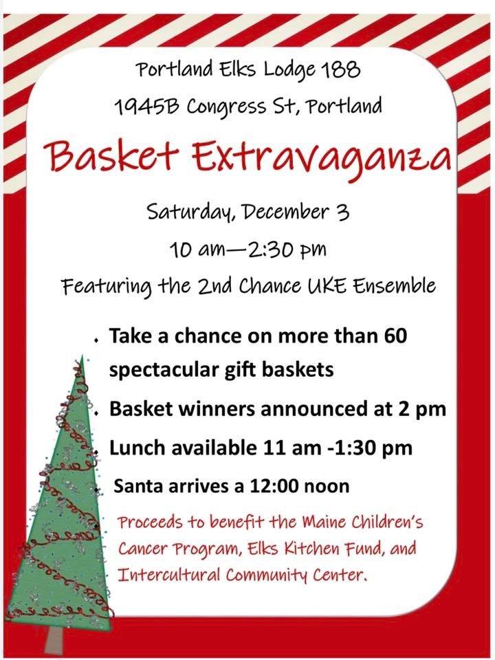 Portland Elks Basket Extravaganza 1945 Congress St, Portland, ME