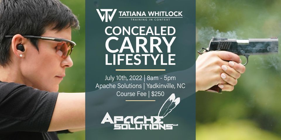 Concealed Carry Lifestyle w/ Tatiana Whitlock at Apache Solutions ...