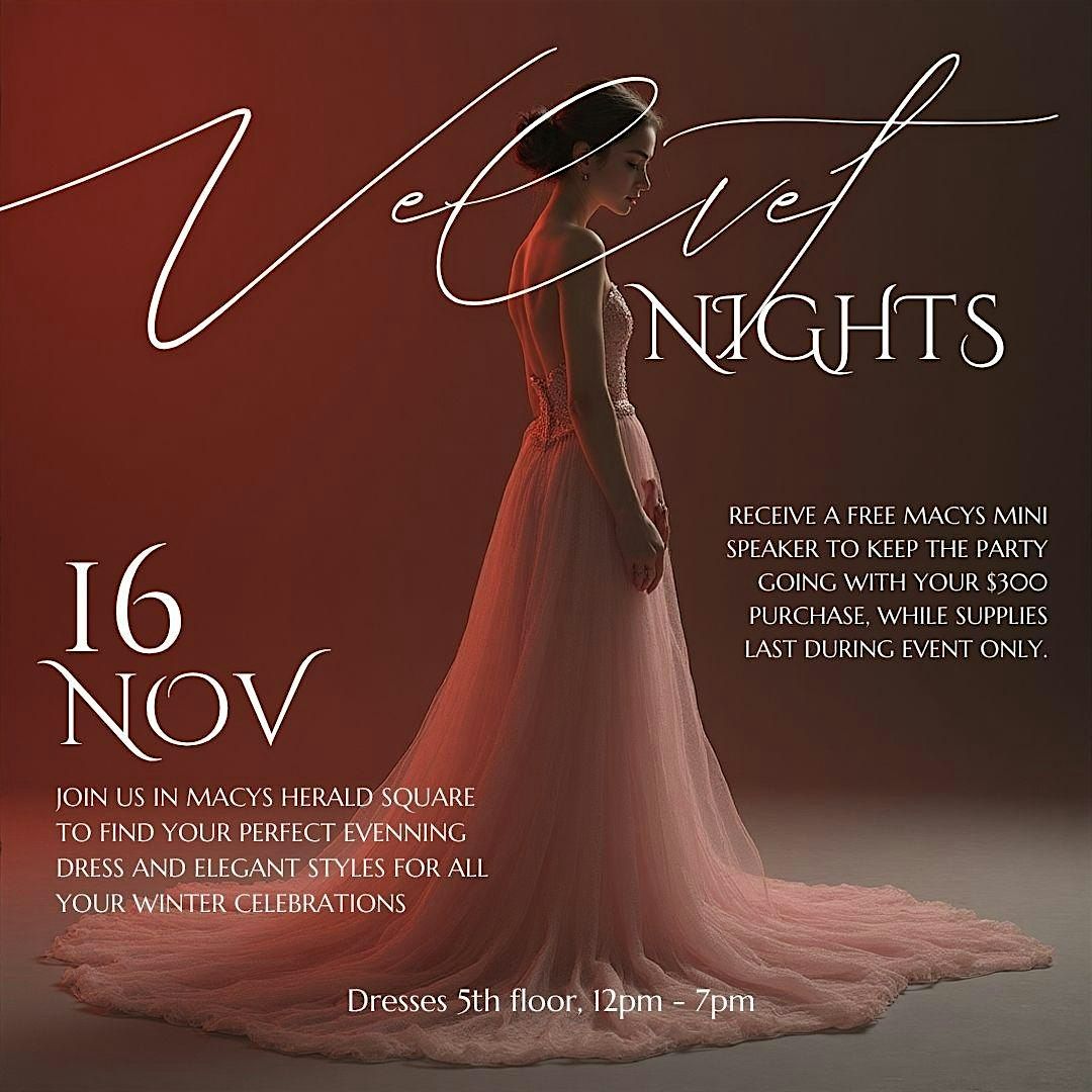 Velvet Nights Dress Event