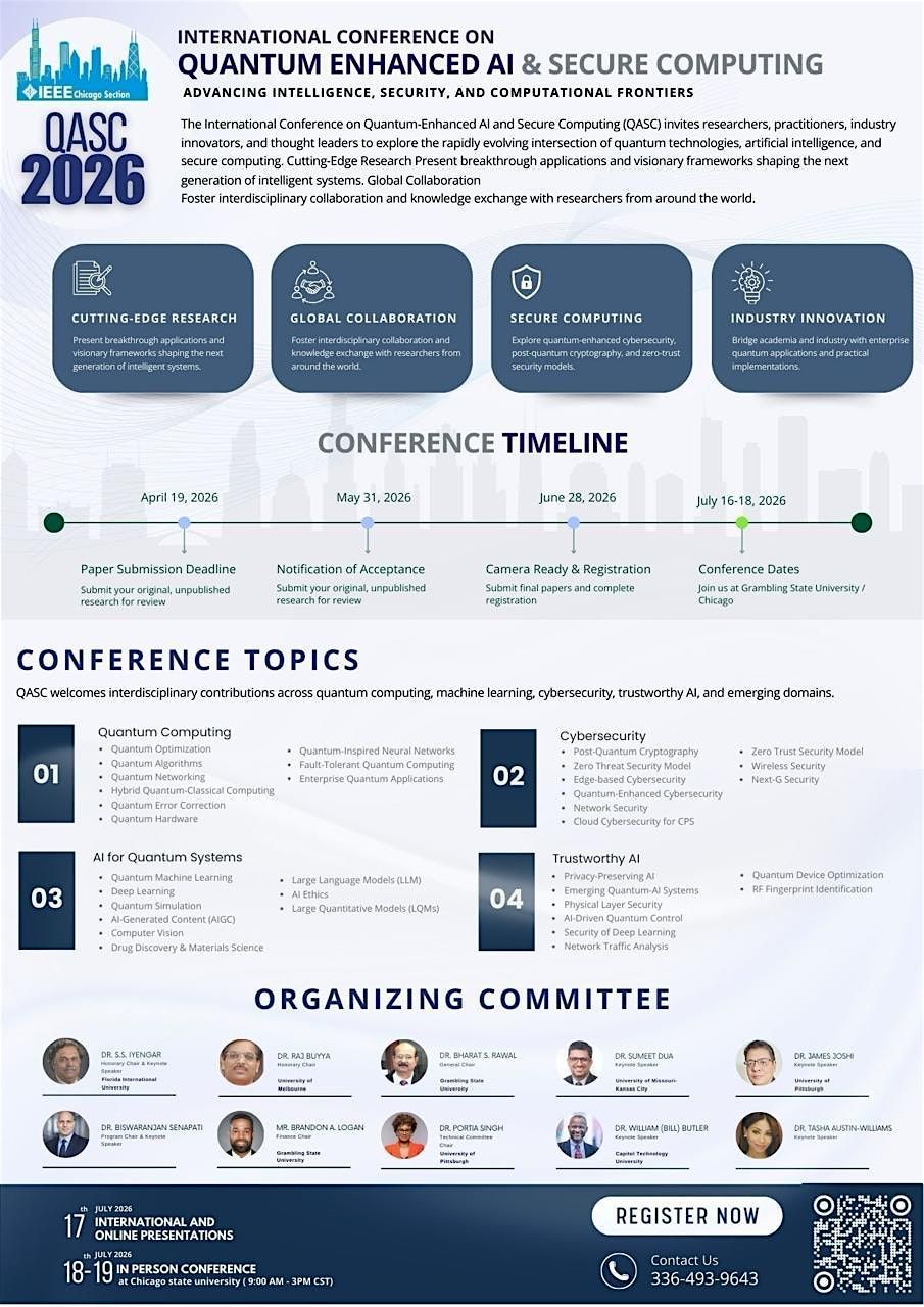 Call for Papers : Conference Quantum Enhanced AI (QASC 2026)