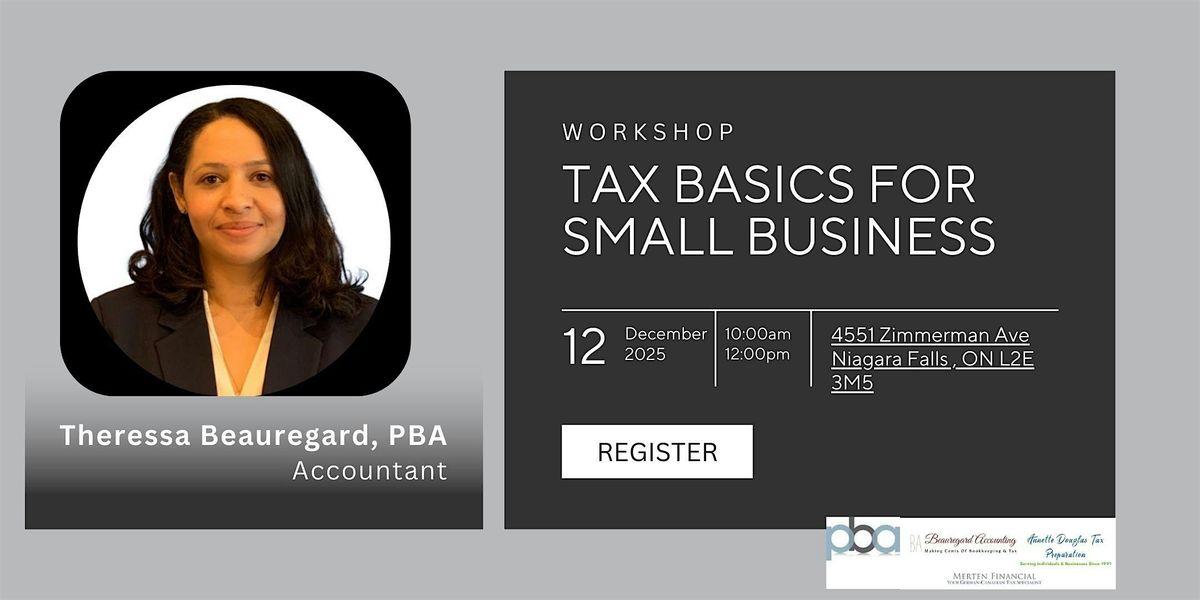 Tax Basics for Small Businesses and Self-Employeed Individuals