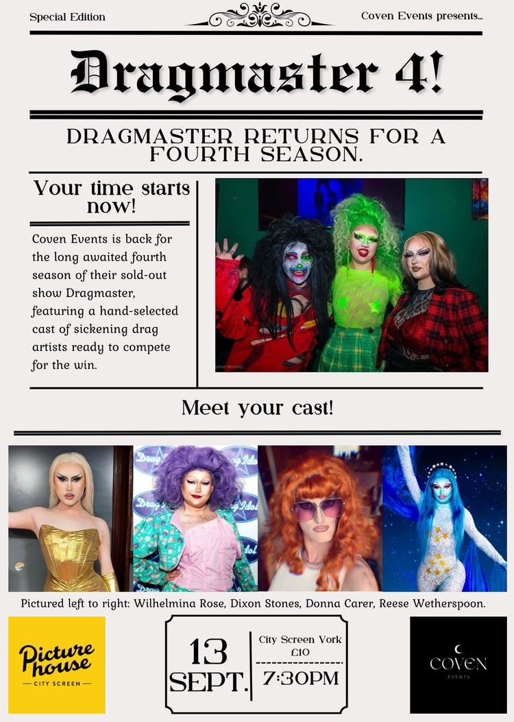 Coven Events presents... Dragmaster 4!