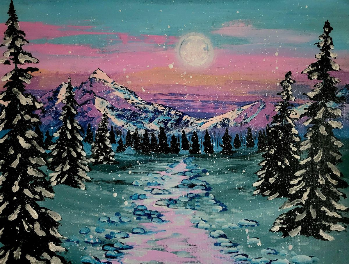Winter Wonderland Paint Party!