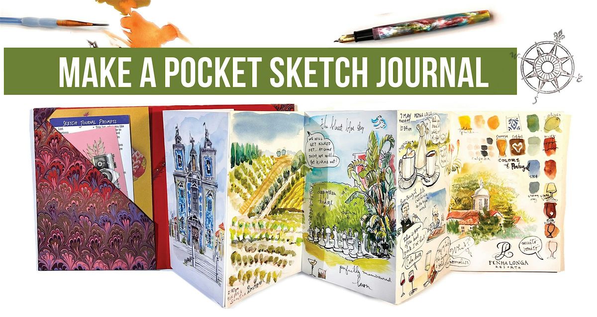 Make a Pocket Sketch Journal - Florida Stationery Fest, SAT - 11:00am