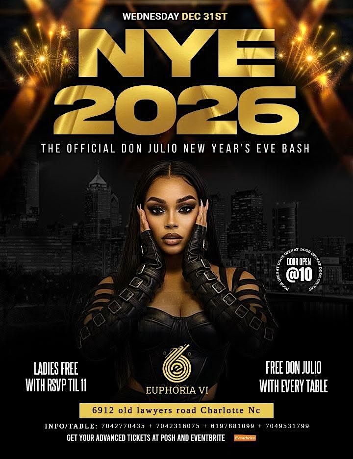 NYE 2026 AT EUPHORIA!