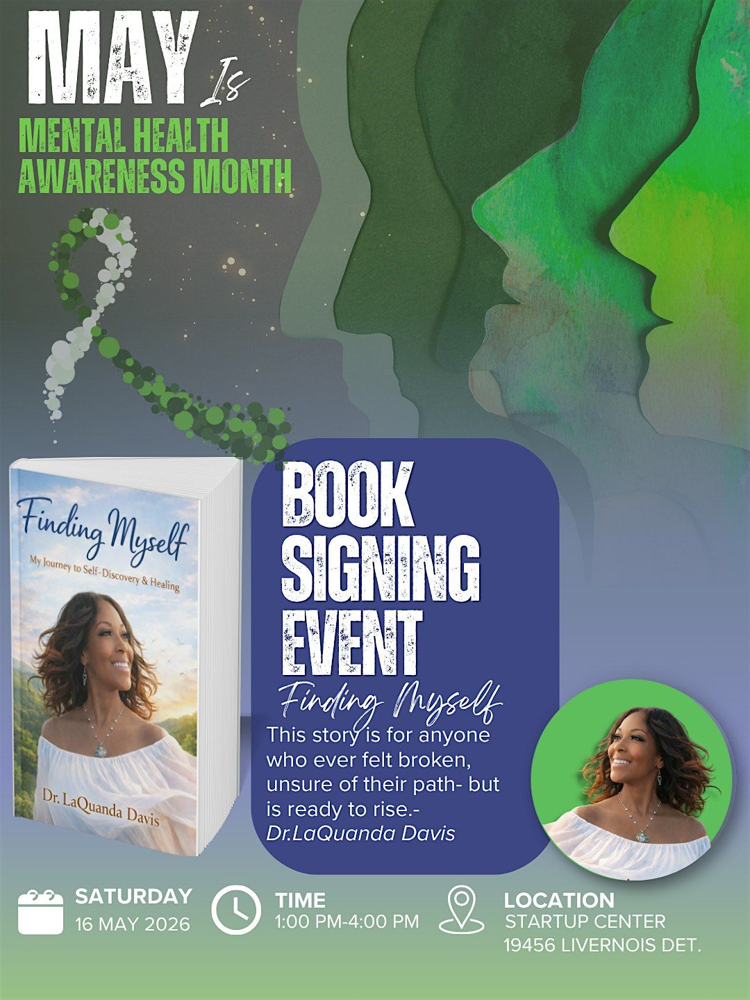 "Finding Myself" by Dr. LaQuanda Davis: Book Signing Event