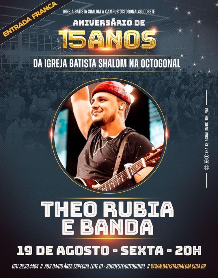 Anivers\u00e1rio Batista Shalom Octogonal