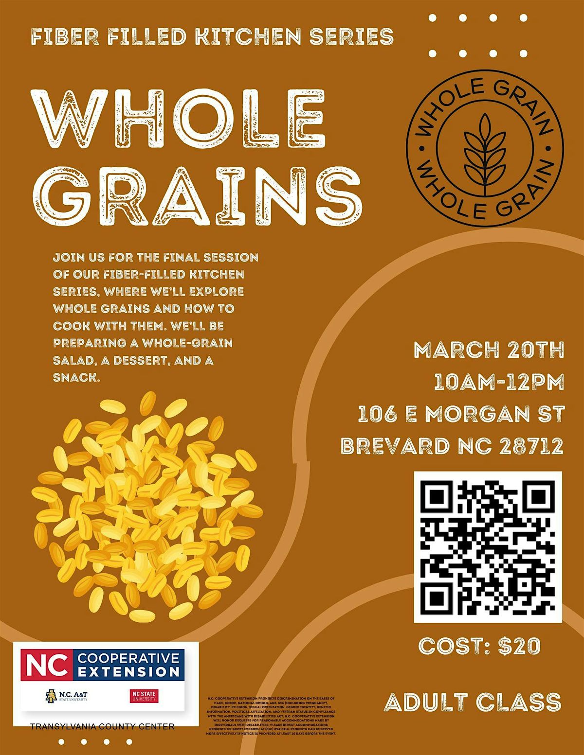 High Fiber Kitchen Series: Whole Grains