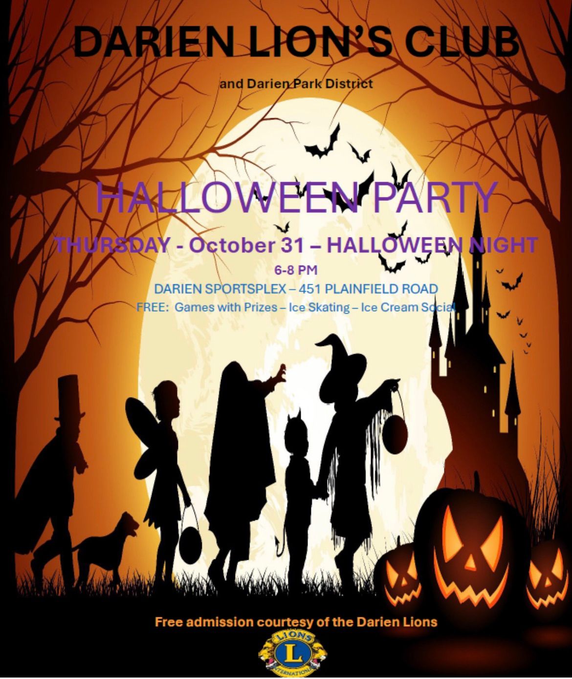 Annual Halloween Party! 1702 Plainfield Rd, Darien, IL October 31, 2024