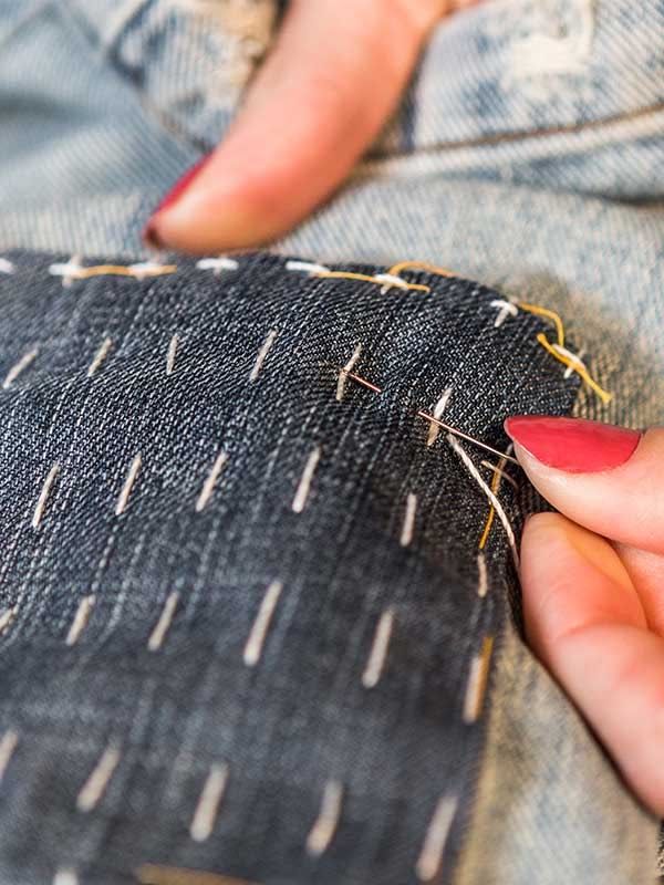 Visible Mending - creative patching workshop with Sew Fabulous at SFW ...