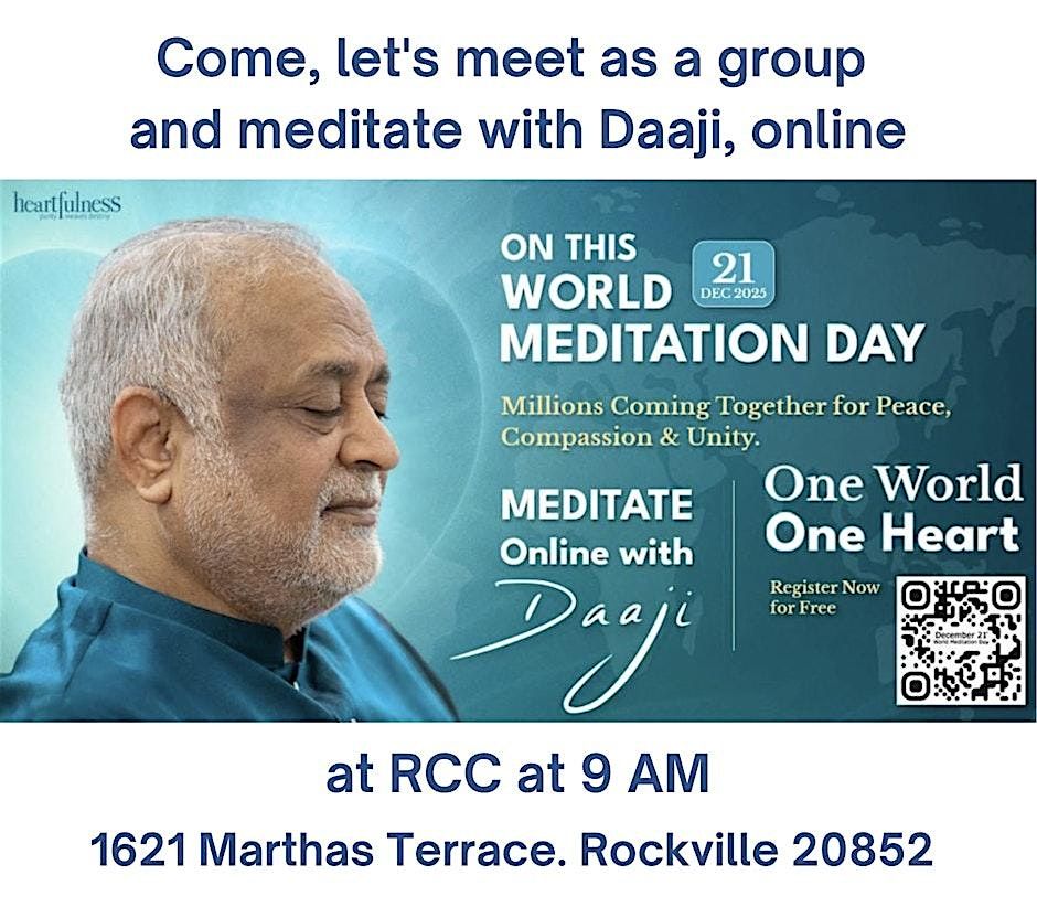 World Meditation Day with a Special group of Enthusiasts and Leaders