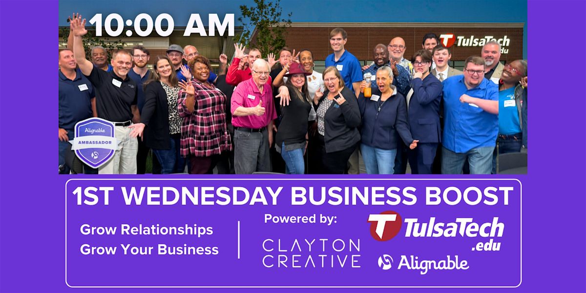 1st Wednesday Business Boost @ Tulsa Tech Lemley Memorial Campus