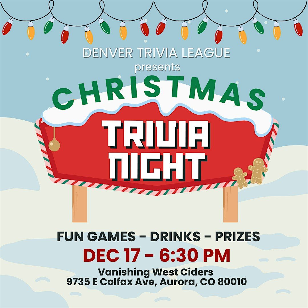 Denver Trivia League Presents: Christmas Trivia Night