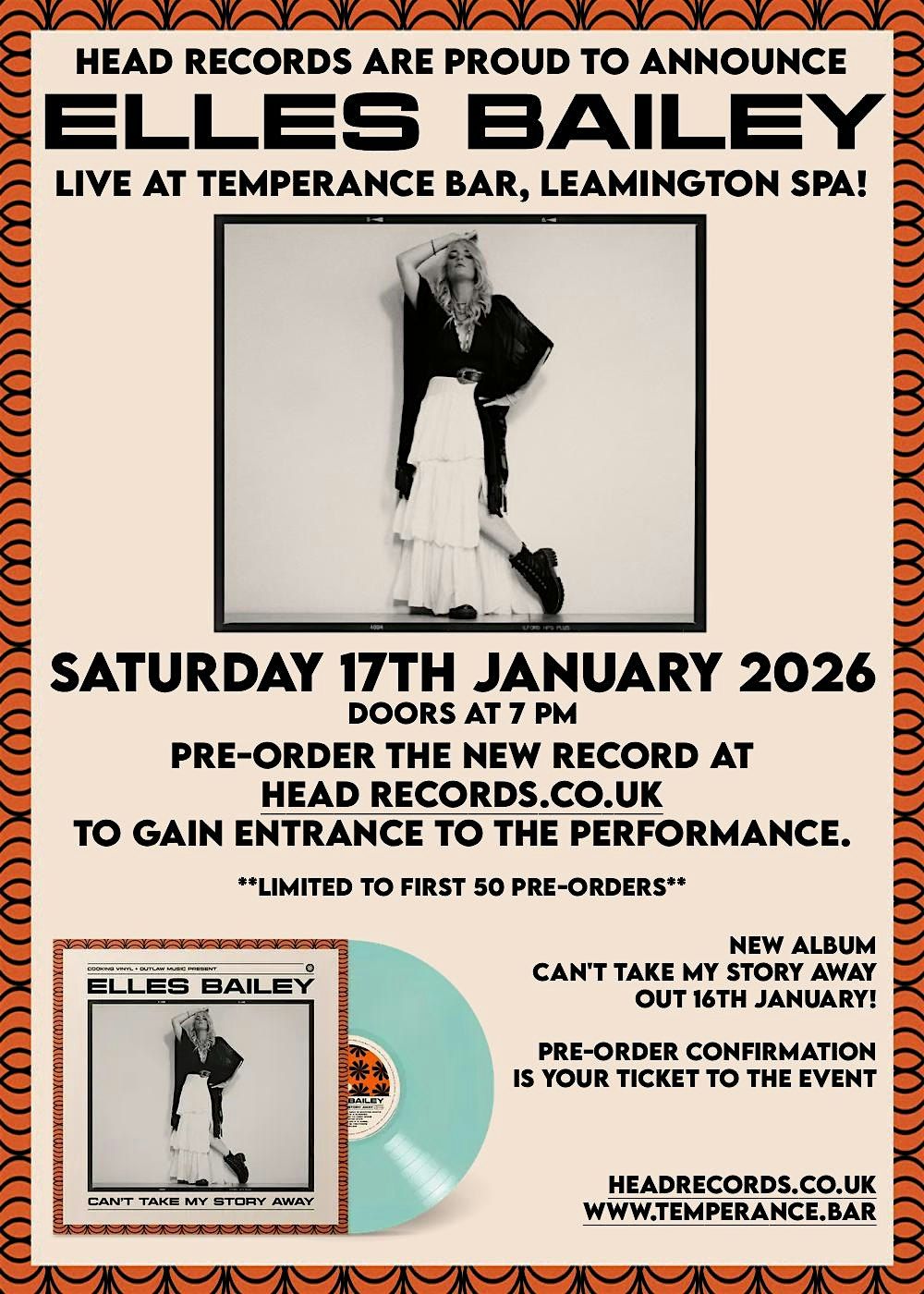 Elles Bailey | album launch wait-list