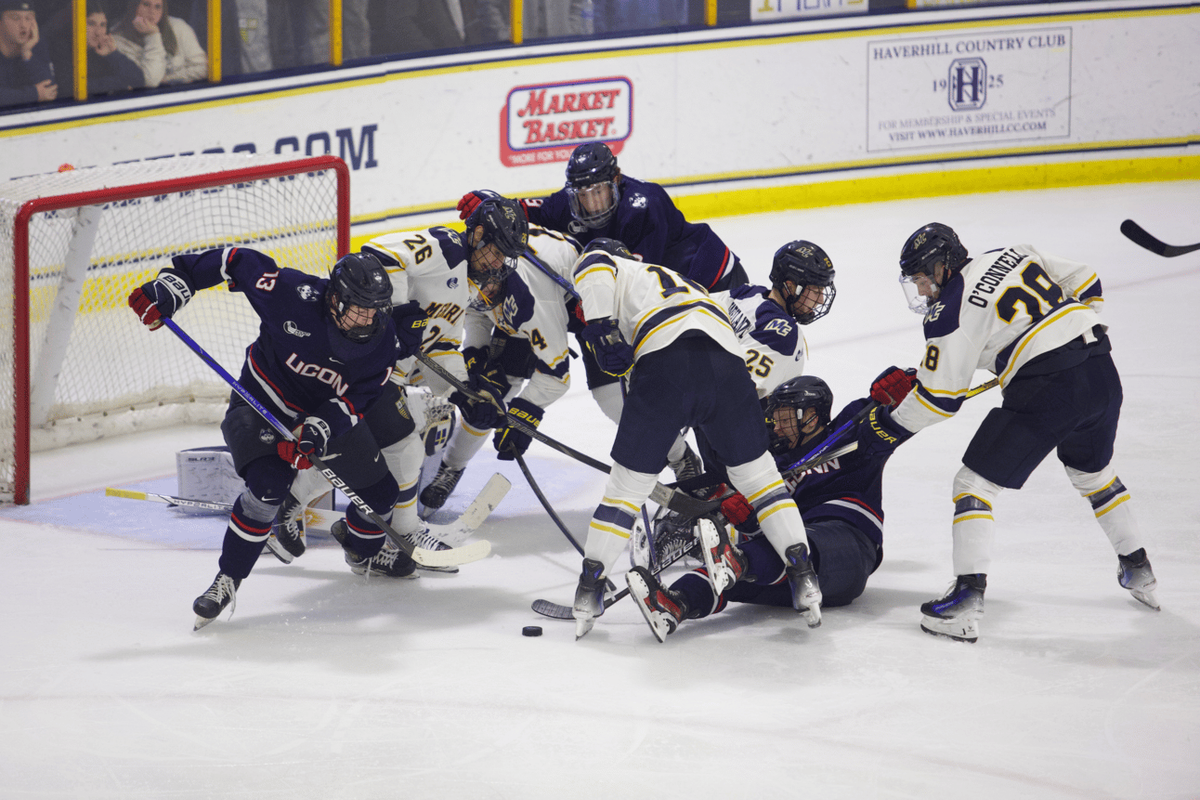 UConn Huskies at Merrimack Warriors Mens Hockey