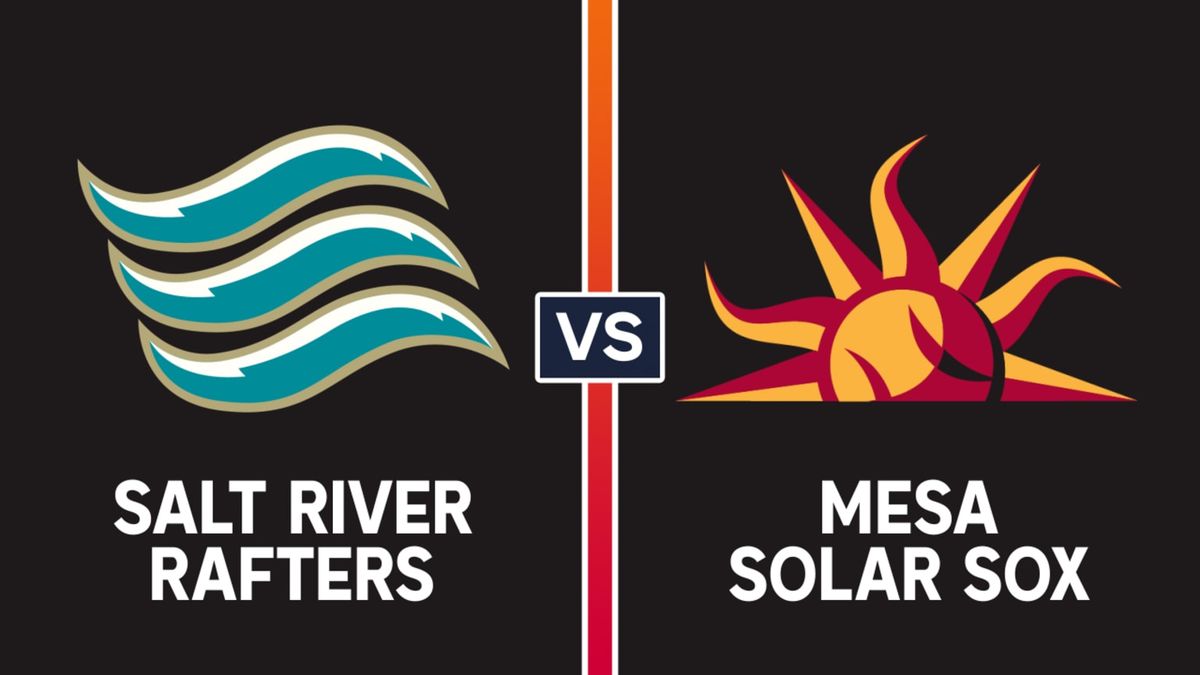 Salt River Rafters at Mesa Solar Sox