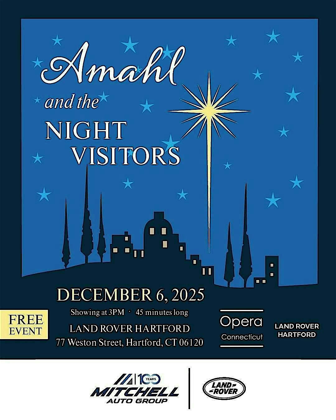 Opera Connecticut presents Amahl and The Night Visitors
