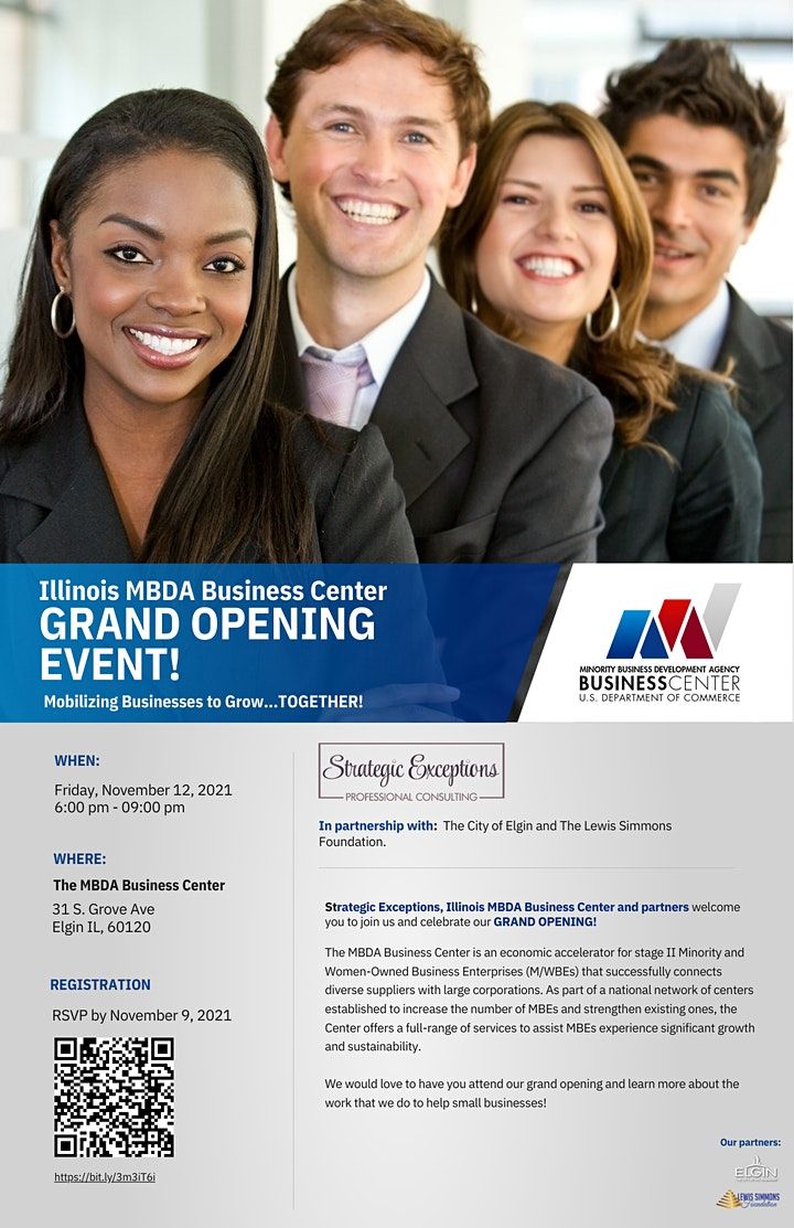 IL MBDA Business Center Grand Opening! | 31 S Grove Ave, Elgin, IL ...