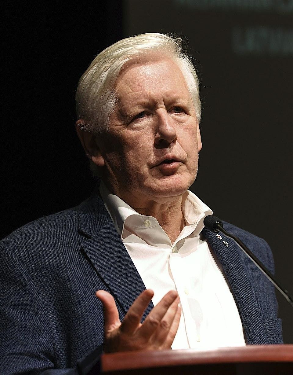 Bob Rae, Former Canadian Ambassador to the UN at Fulford Community Hall ...