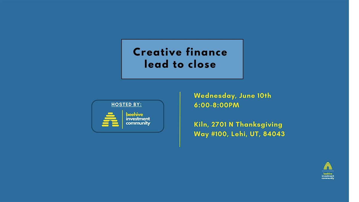 Creative Finance Lead to Close
