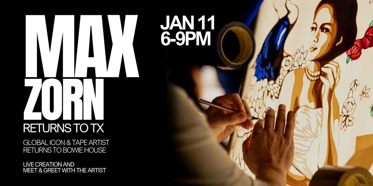 MAX ZORN: Unraveling New Horizons | Tape Artist Public Exhibition