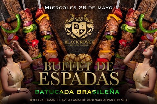 BUFFET de ESPADAS - Batucada Brasileña | Club Black Royce, Naucalpan | May  26, 2021