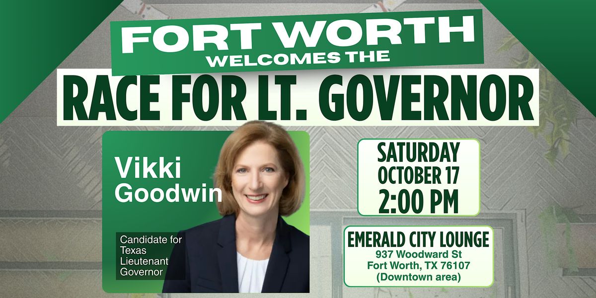 Fort Worth Welcomes the Race for Lt. Governor at 937 Woodward St, Fort ...
