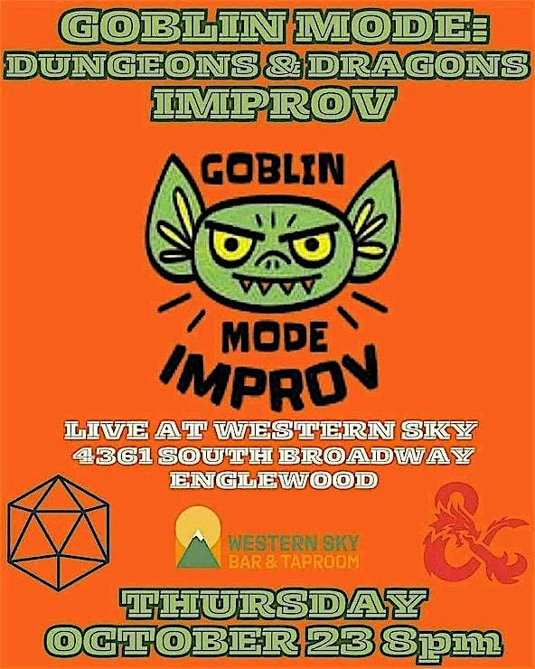 Goblin Mode Improv Comedy at Western Sky Bar & Taproom