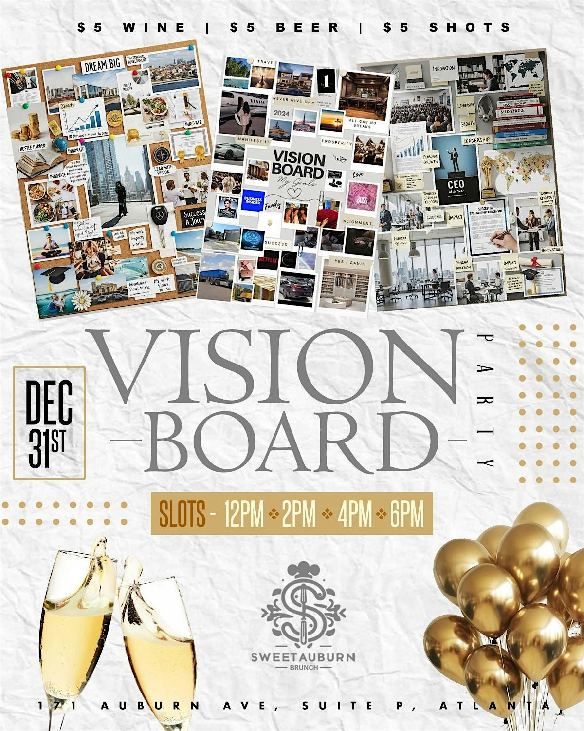 Vision Board Party @ Sweet Auburn Brunch