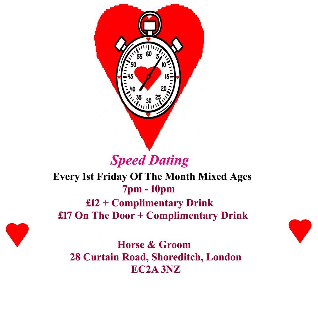 Speed Dating. Mixed Ages. Fridays