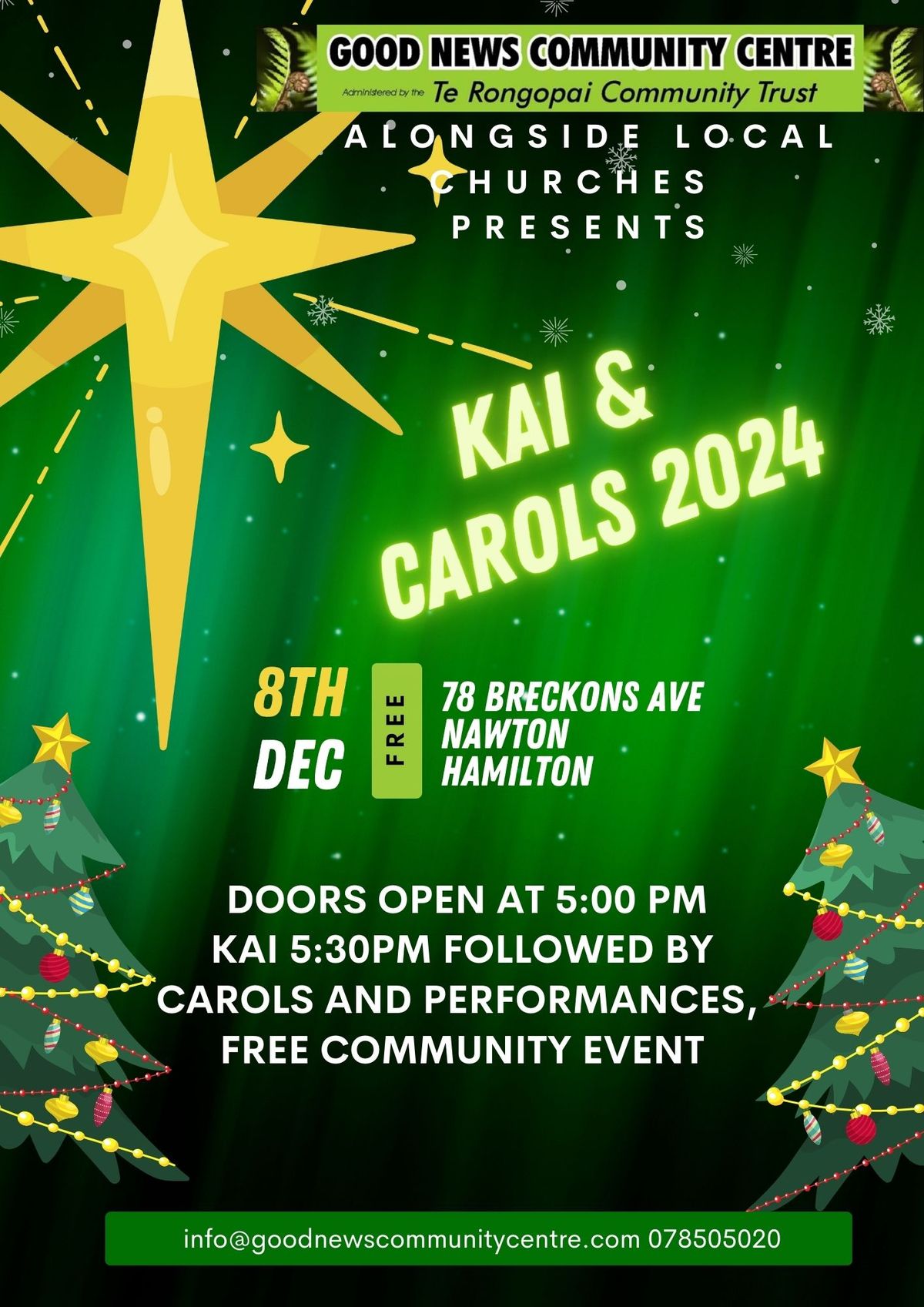 Kai and Carols 2024 78 Breckons Avenue, Hamilton, New Zealand 3200