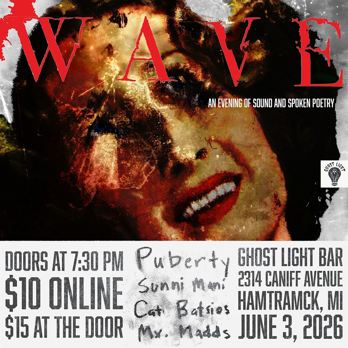 WAVE | An Evening Of Sound And Spoken Poetry @ Ghost Light