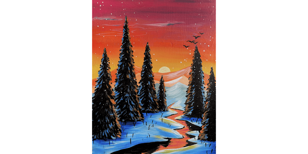 Early Morning Winter - Paint and Sip in Tyler | Classpop!\u2122
