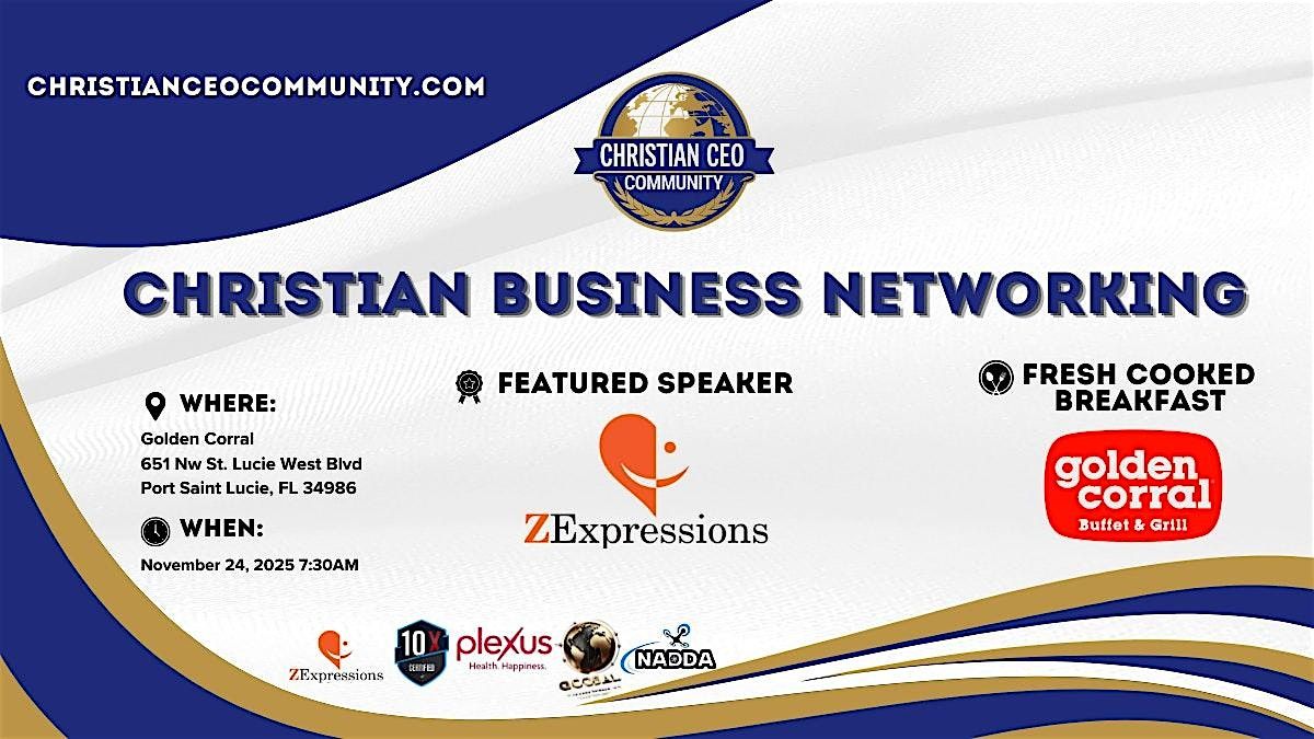 Christian Business Networking on the Treasure Coast