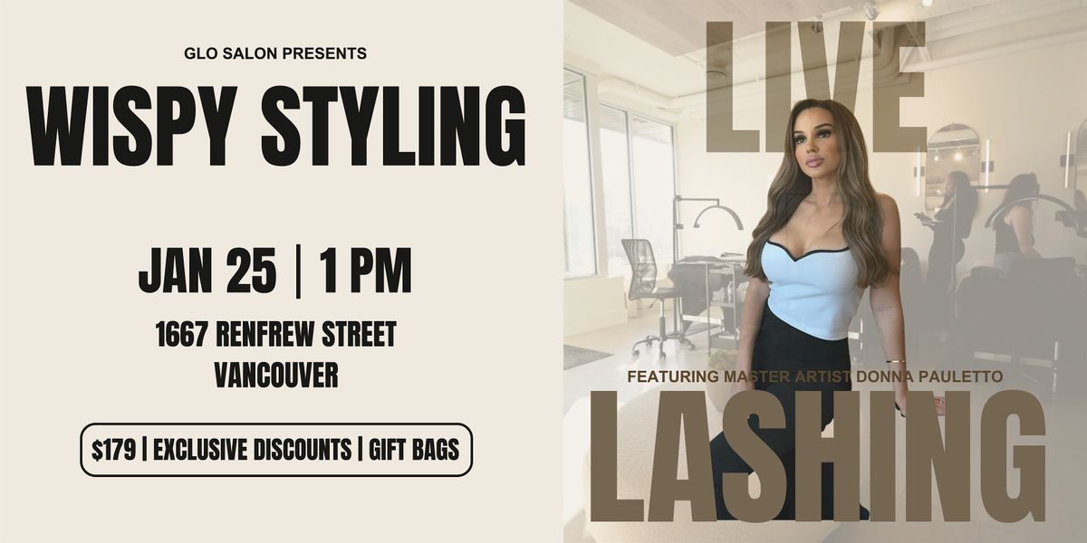 Live Lashing Event Ft Master Artist Donna Pauletto