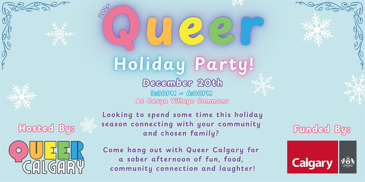 2025 Queer Holiday Party! - Queer Calgary