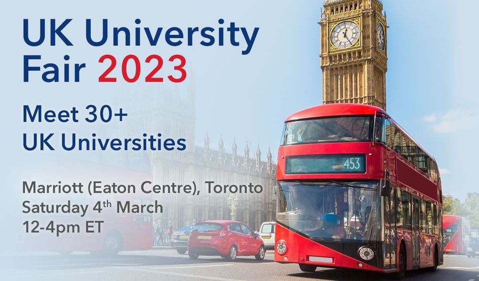 UK University Fair 2025 Marriott Downtown CF Eaton Centre (525 Bay