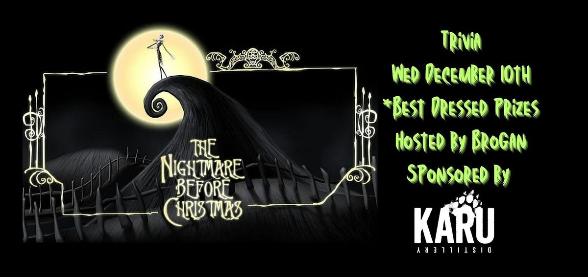 Trivia: The Nightmare Before Christmas