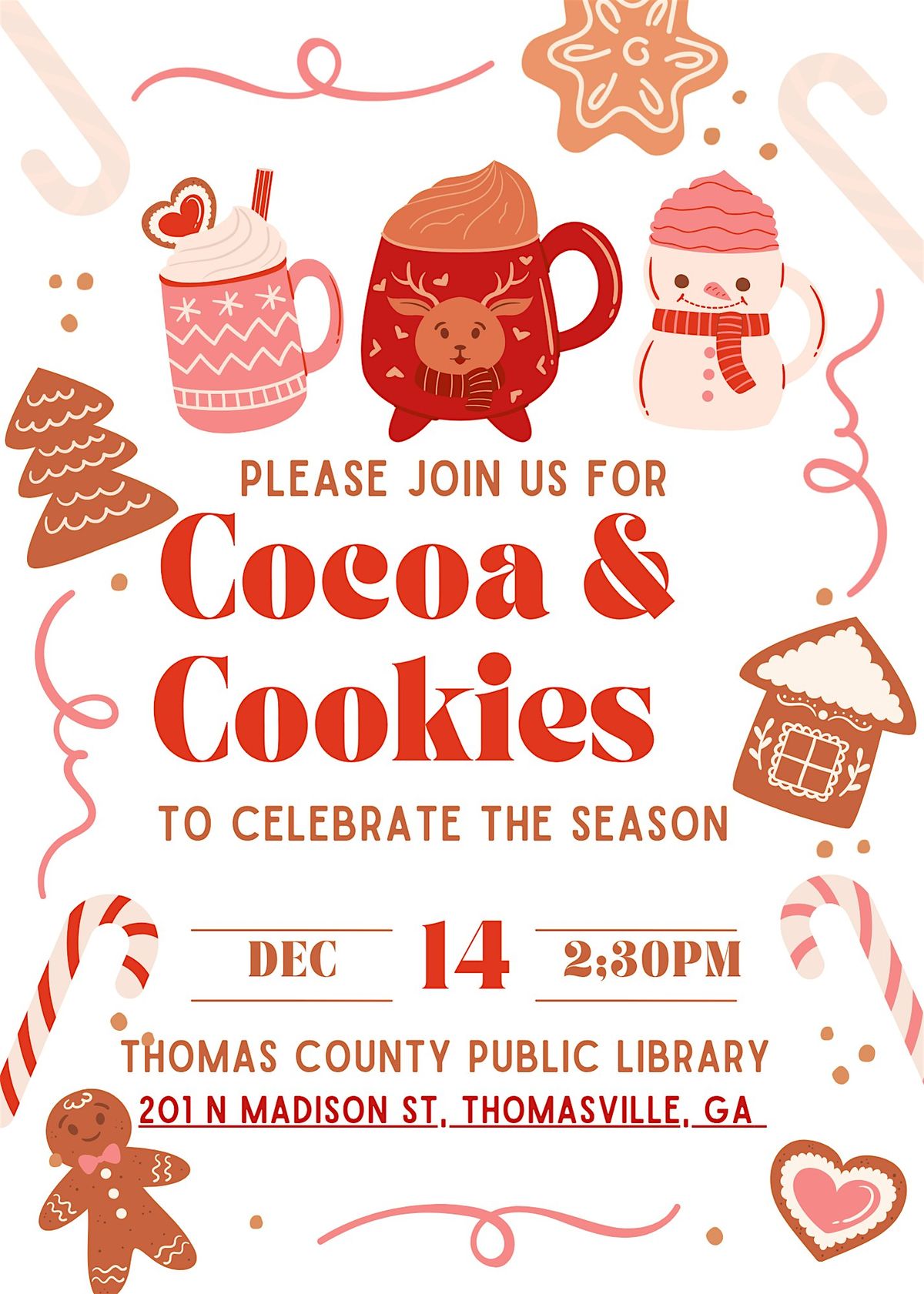 Cocoa and Cookies for Christmas
