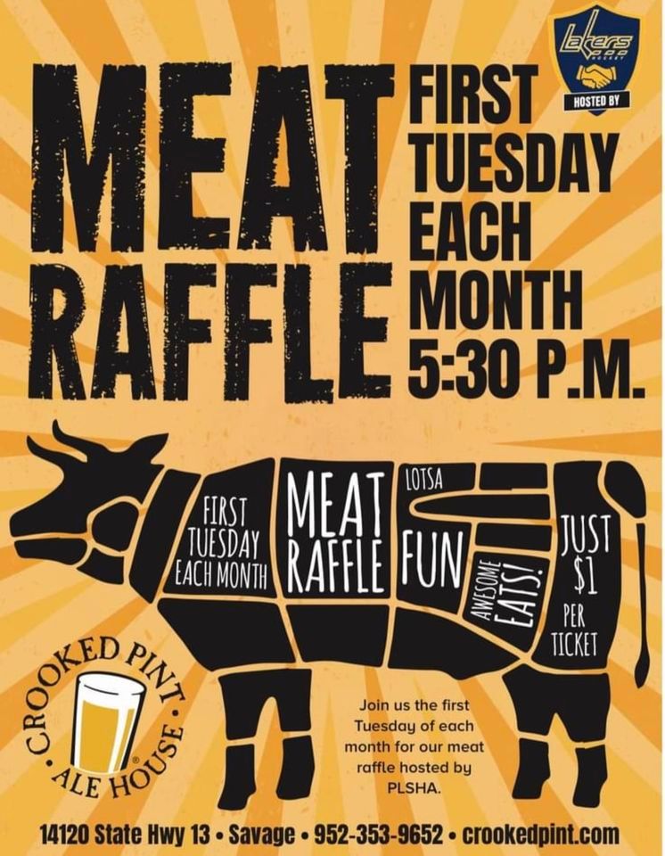Meat Raffle! at Crooked Pint (Savage, MN) on 7th November, 2023