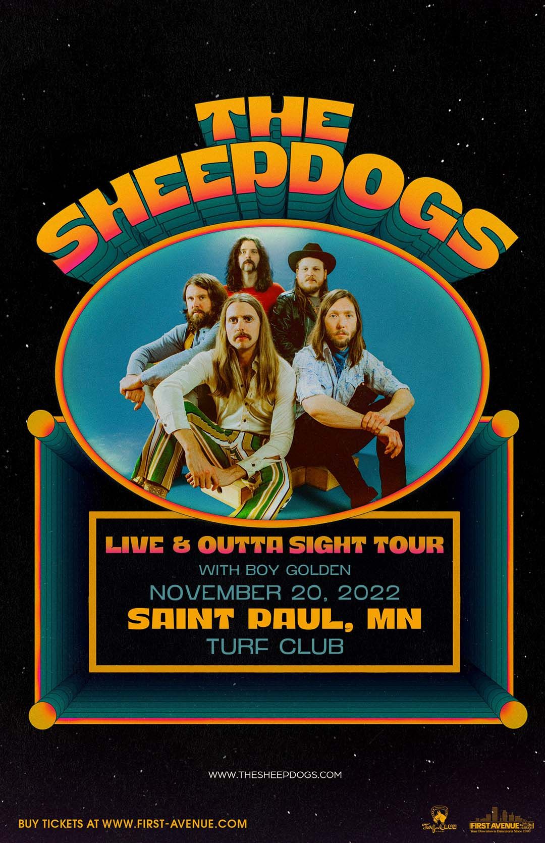 The Sheepdogs at Sobey Family Theatre