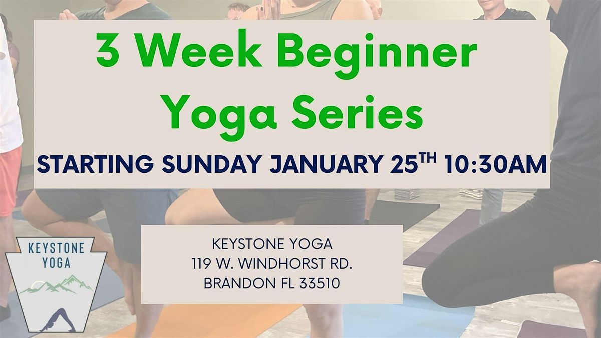 3 Week Beginner Yoga Series