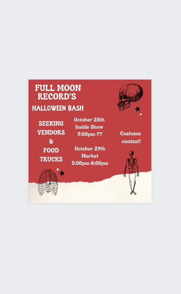 Halloween Bash Full Moon Records, Conway, AR October 29, 2022