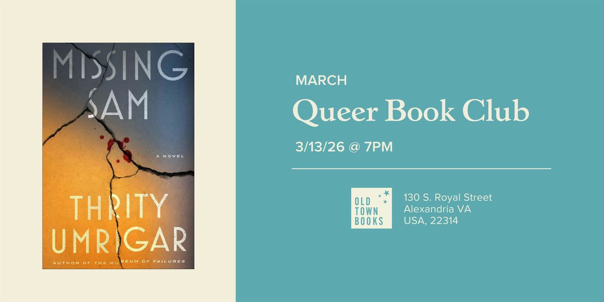 March Queer Book Club: Missing Sam